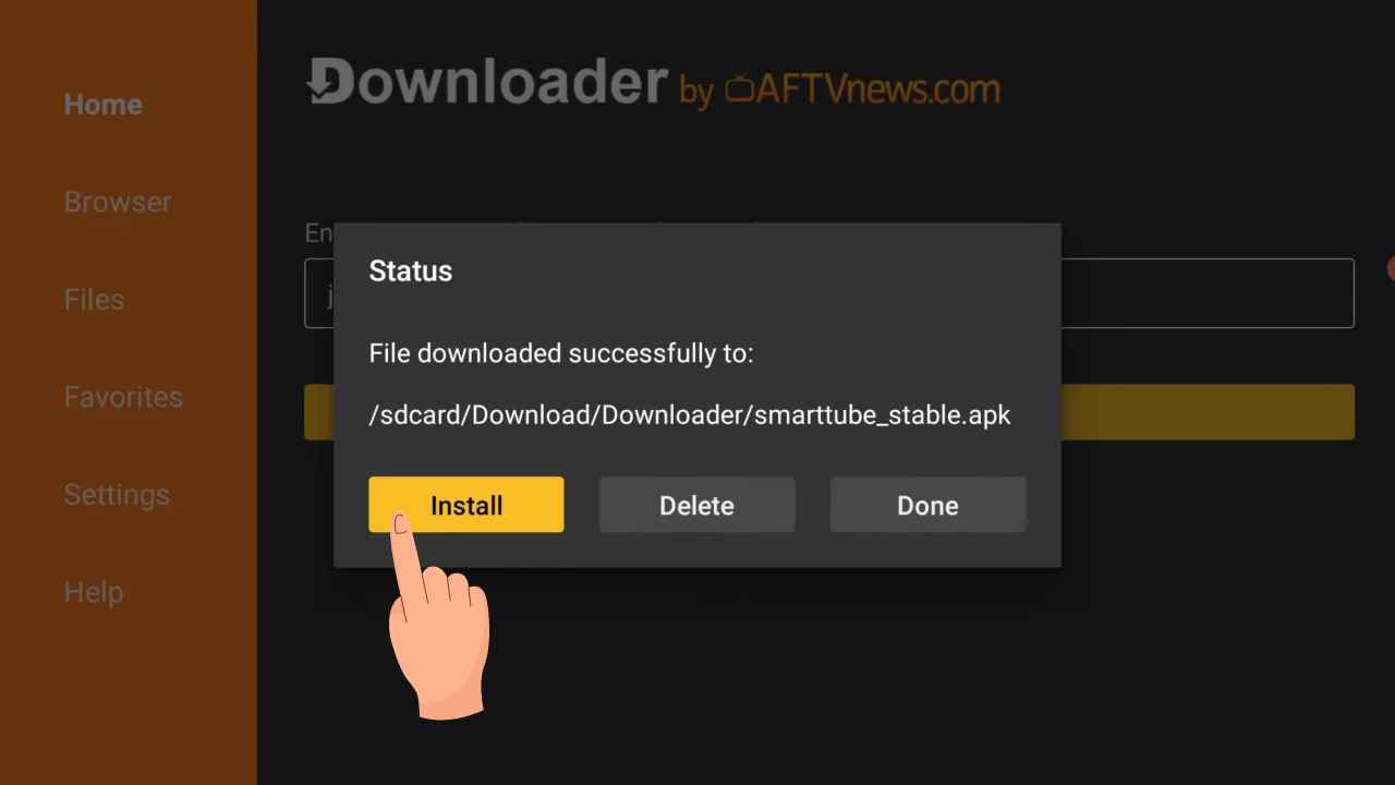 Install SmartTube on Smart TV 4